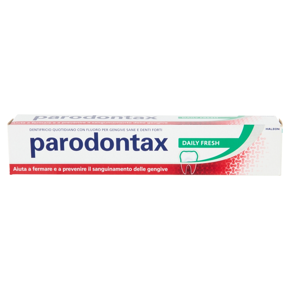 Parodontax Daily Fresh dentifricio quotidiano con fluoro per gengive più sane e denti forti, 75 ml